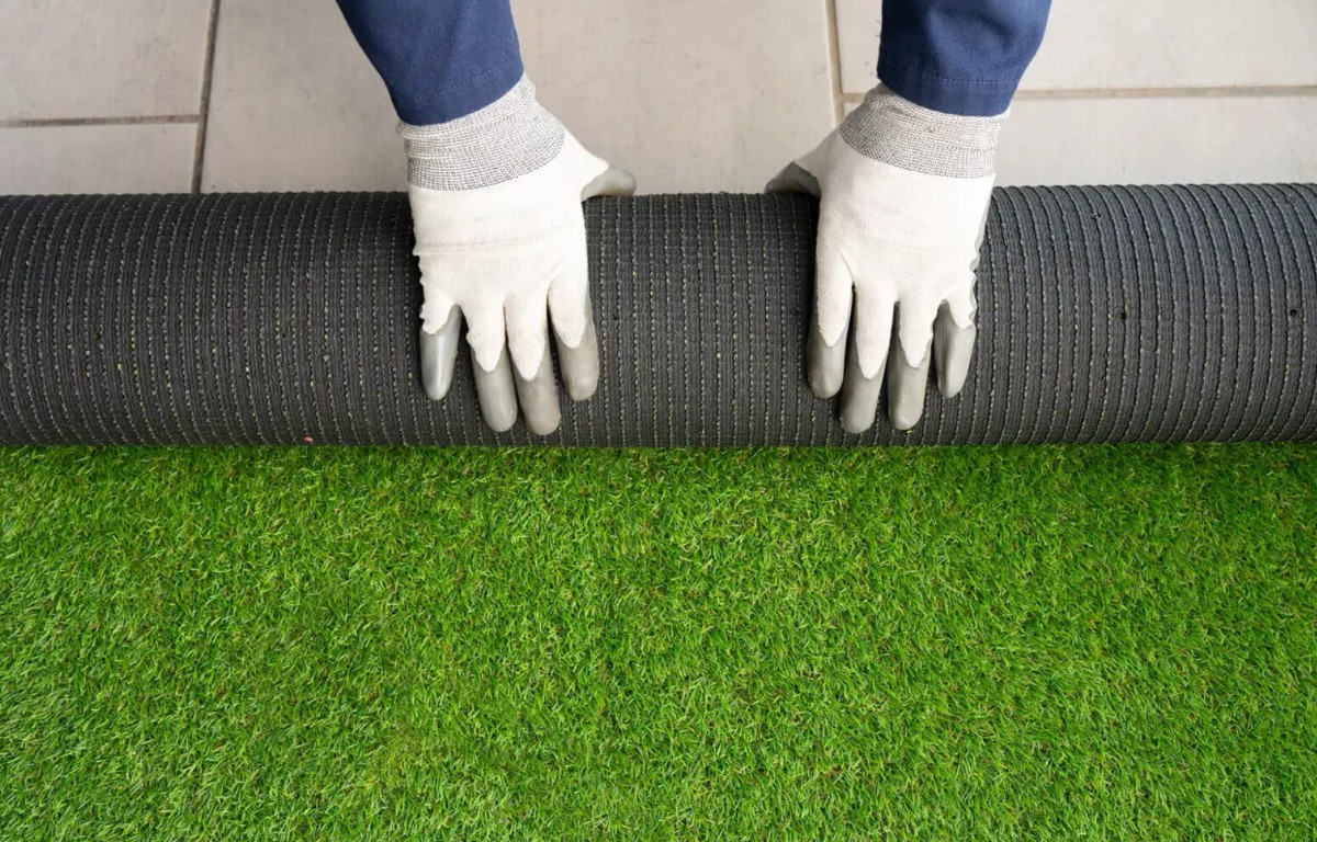 Professional sports turf installation in Port Charlotte, FL